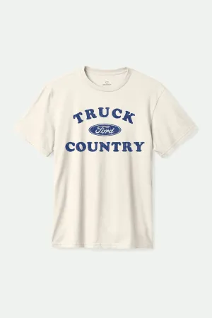 Slim fit clothing Casual Comfort Layer Ford Truck Country S/S Standard T-Shirt - Wimbledon White