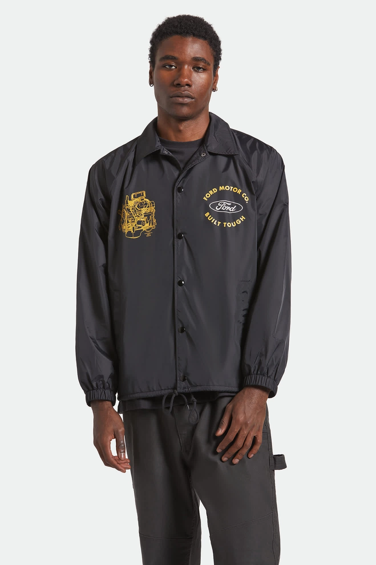 suitable for runway events Cold Days Ford Built Tough Windbreaker - Burnt Rubber