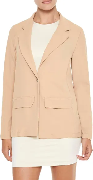 Forever 21 Women's Boxy Notched Lapel Blazer