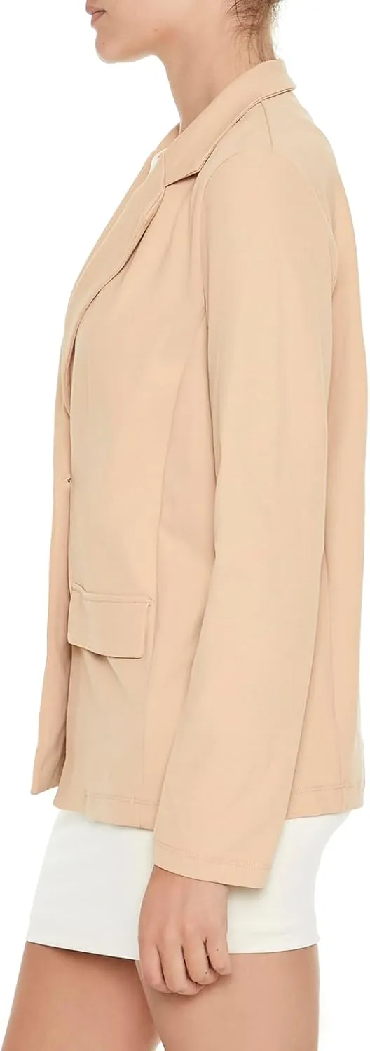 Forever 21 Women's Boxy Notched Lapel Blazer