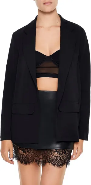 Forever 21 Women's Boxy Notched Lapel Blazer
