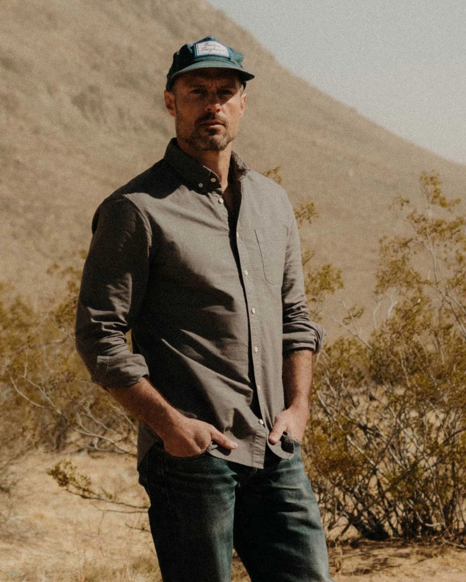 The Jack in Smoke Oxford Adjustable Hem Bold Statement