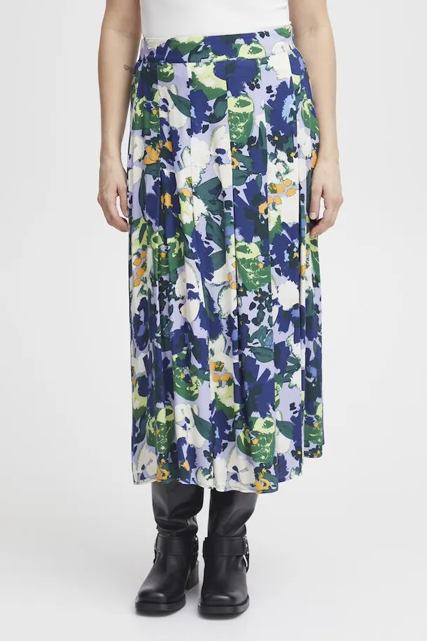 Fran 12623 Lavendar Mix Skirt