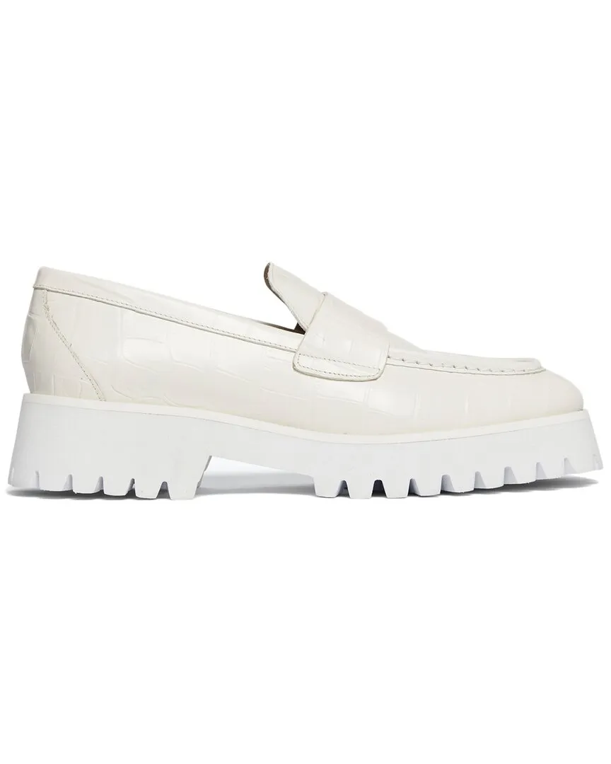 Freda Salvador Hana Leather Loafer Braided Detail