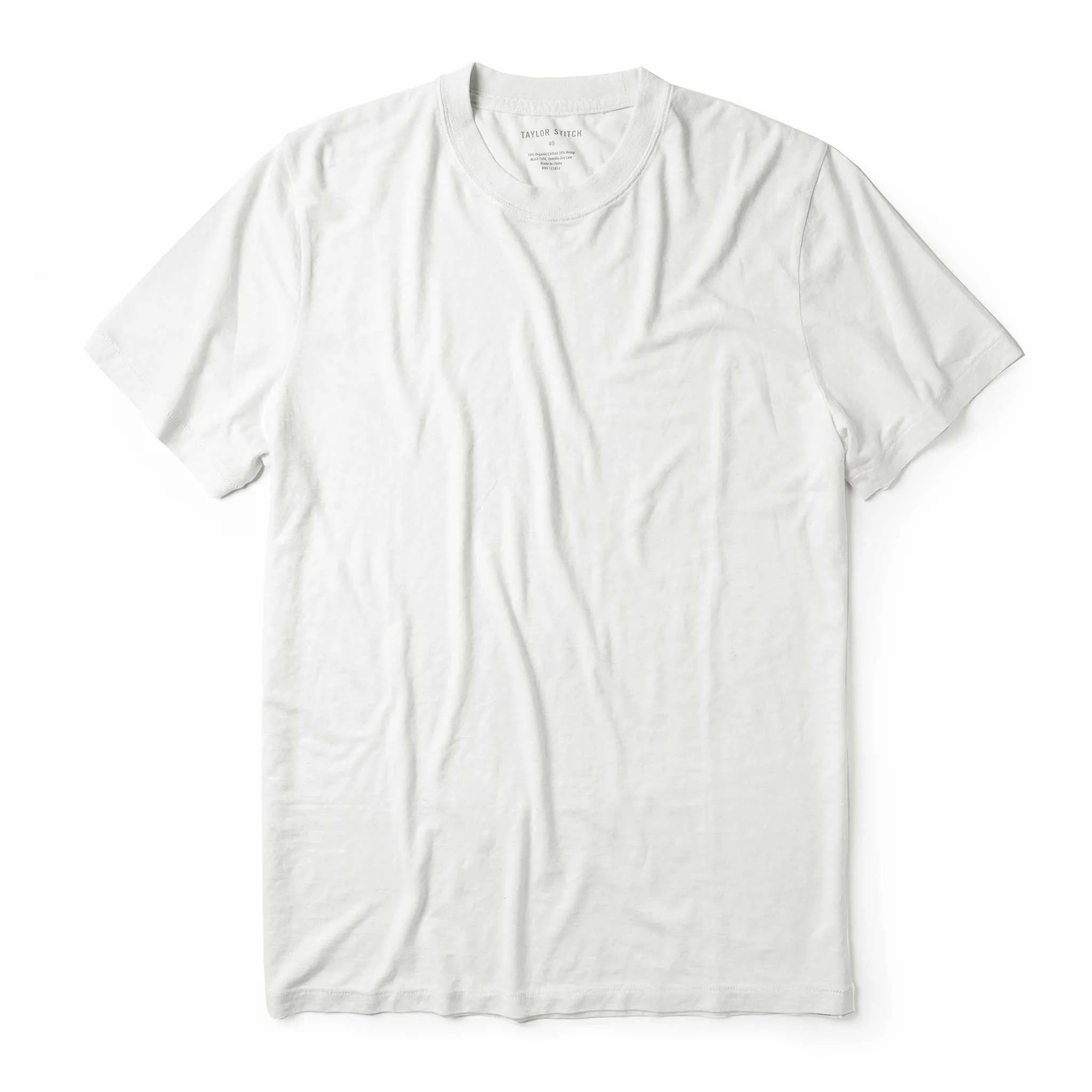 EcoFriendlyMaterial The Cotton Hemp Tee in Natural