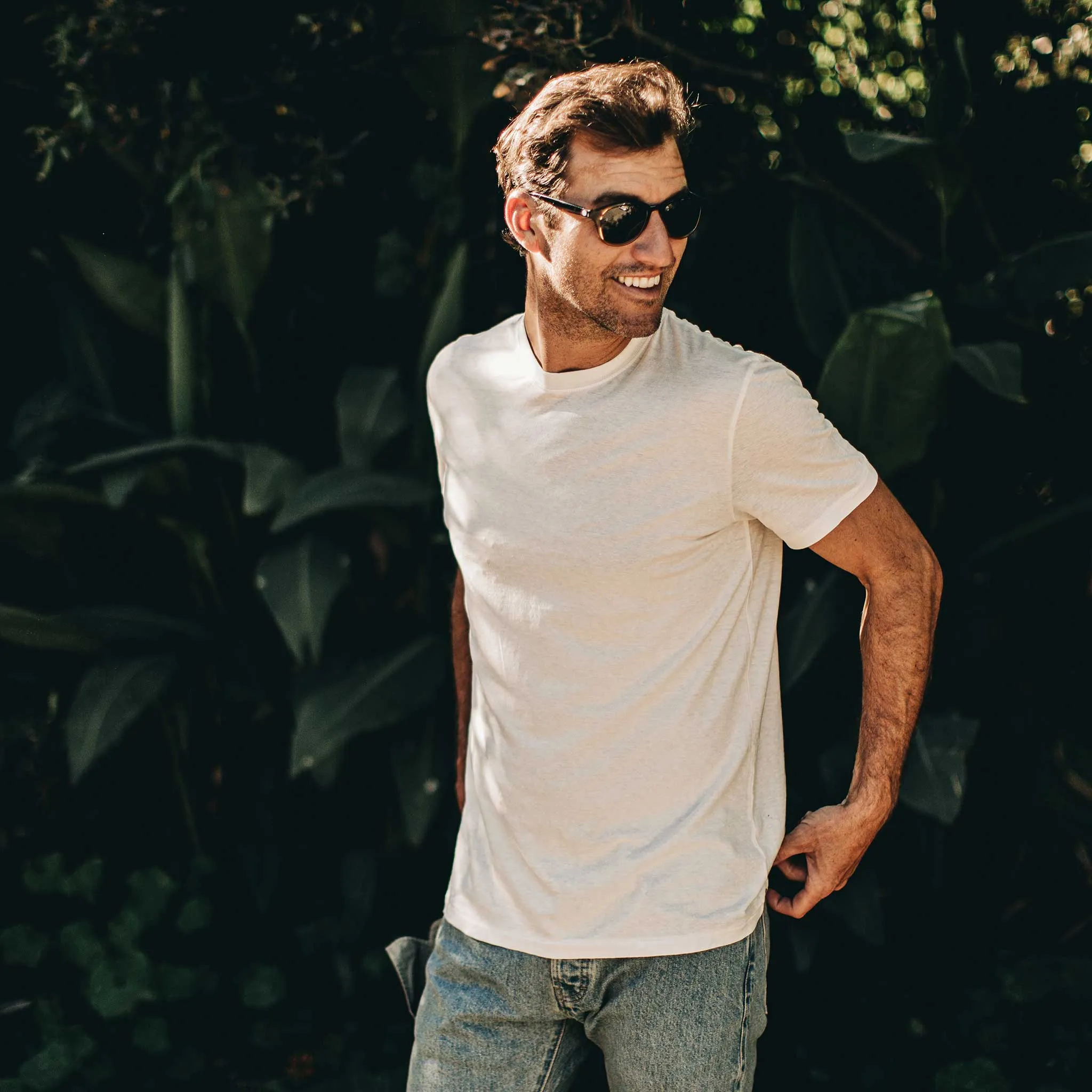 men's clothing The Cotton Hemp Tee in Natural