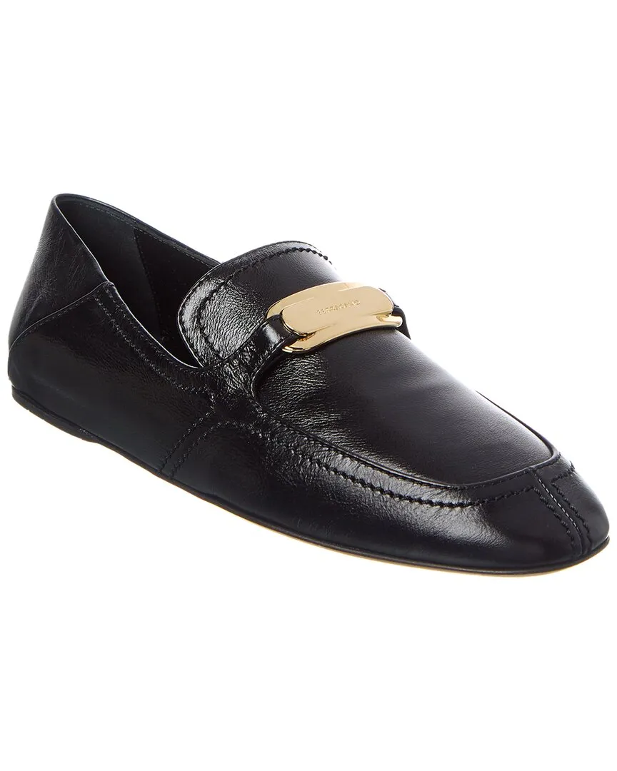 Comfortable Slip-Ons Narrow Width Ferragamo New Vara Buckle Leather Loafer