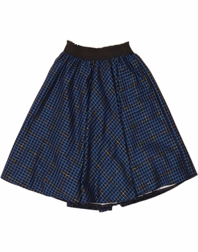 Adjustable-Straps Chic Harmony C&A Girls A-Line Skirt 13-14 Years W24  Blue Check Polyester