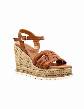 Women's Padma Wedge Sandal In Tan Sure Lock
