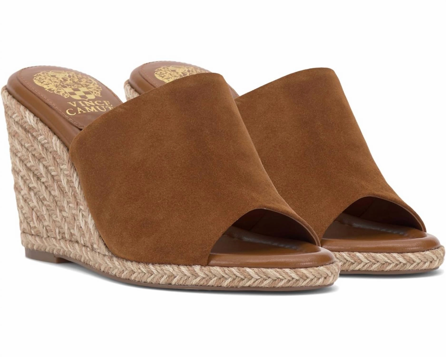 Fayla Wedge Sandal In Golden Walnut Creative Street City Friendly
