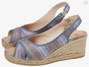 Women Fran Sandal In Blue Mix Metal hardware Energy Sole