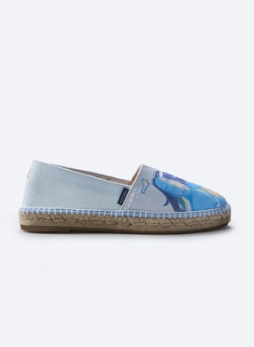Barceloneta Mediterranean Dreams Canvas Espadrilles Flats Lace Fit Rise Feel