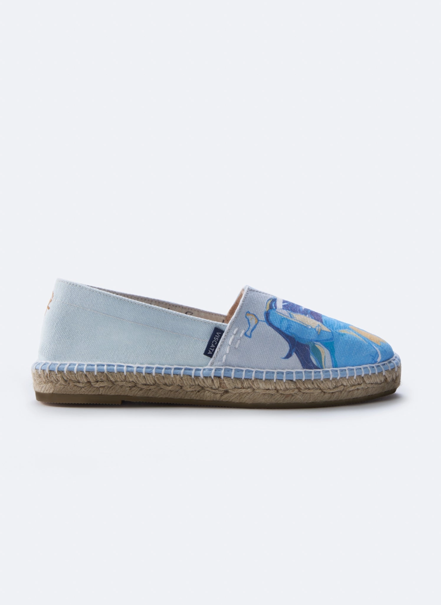 Barceloneta Mediterranean Dreams Canvas Espadrilles Flats Agile Motion Design Simplicity