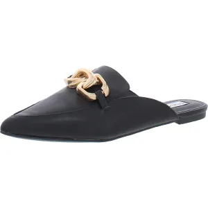 Friends Womens Suede Pointed Toe Loafer Slides Comfortable Office Wear Light Guard