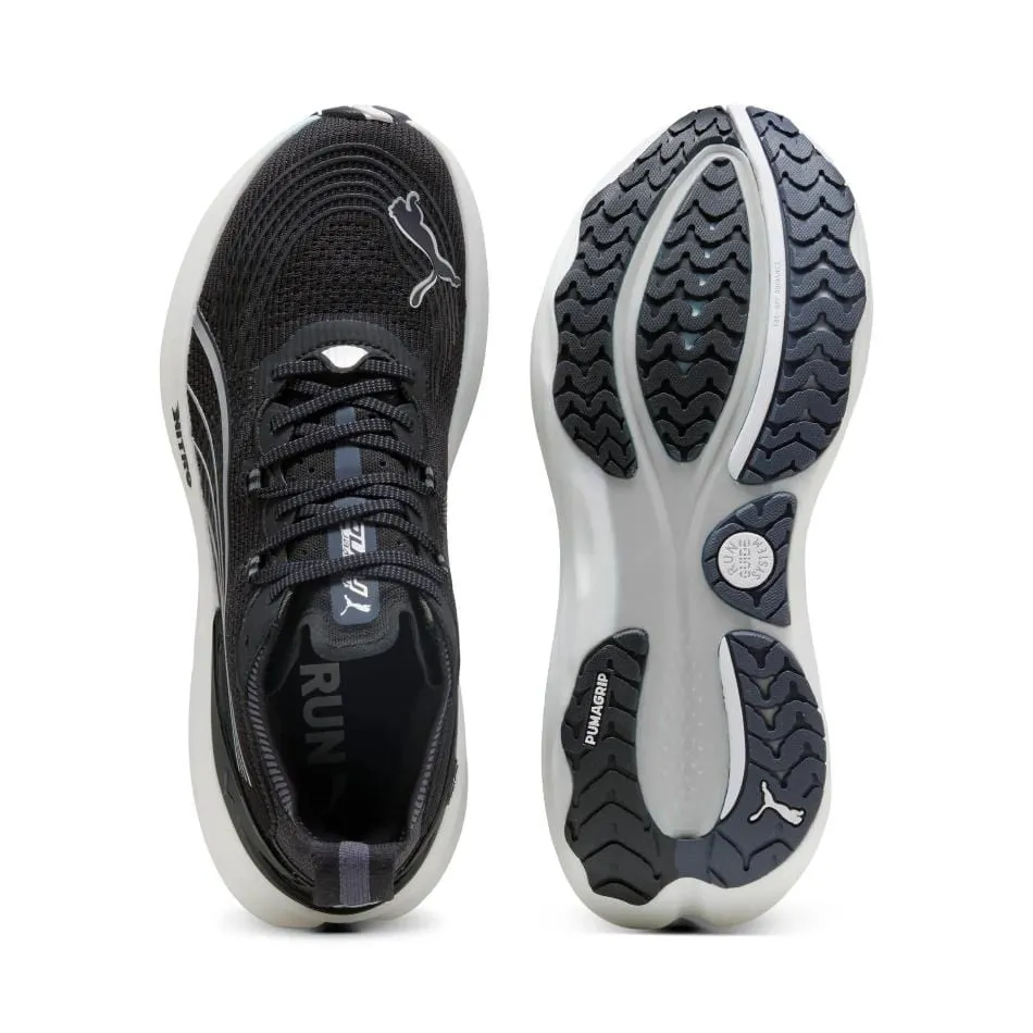 futuristic shoes Puma Men's ForeverRun NITRO 2 Running Shoes in PUMA Black/PUMA White SS25