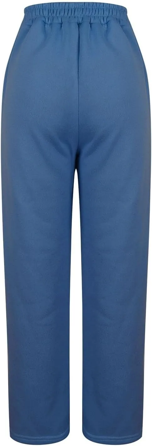 FZVYD Women's Wide Leg Sweatpants Baggy Straight Leg Lounge Pants Fall Outfits Athletic Joggers Casual Trousers with Pockets