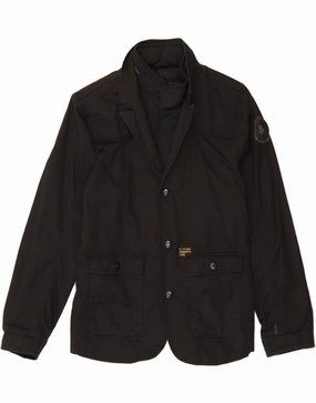 G-STAR Boys Bomber Jacket 12-13 Years Large Black Cotton Daily Wear