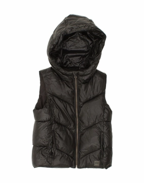 Idolize GAP Boys Hooded Padded Gilet 8-9 Years Medium  Black Polyester