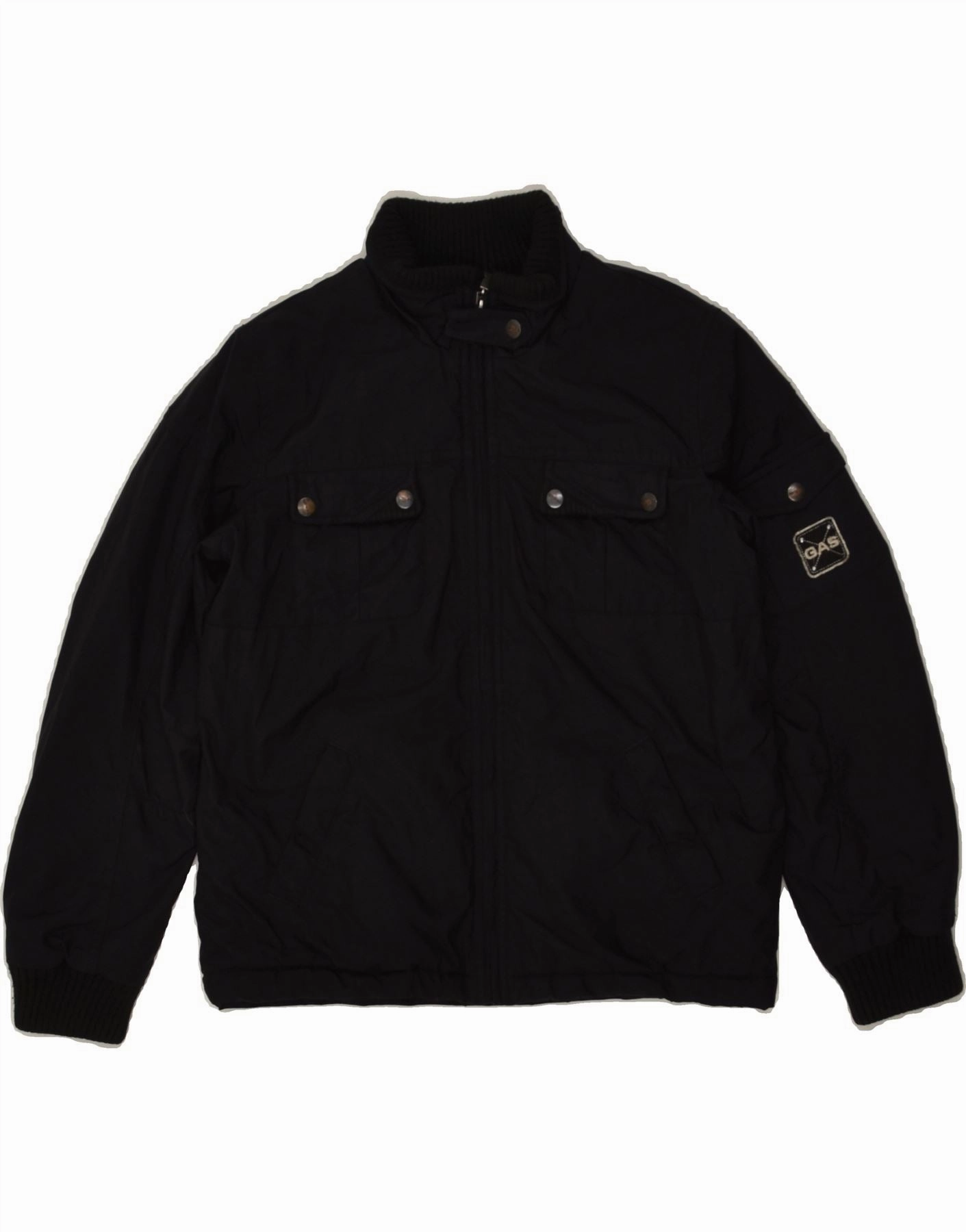 Forgiveness GAS Boys Bomber Jacket 9-10 Years Black Polyamide