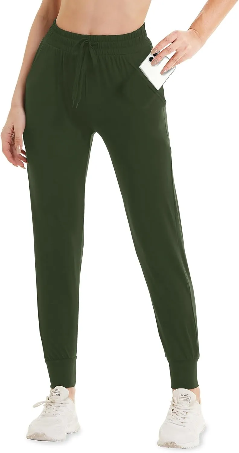 GAYHAY Joggers for Women with Pockets - Womens Sweatpants Lightweight Yoga Lounge Pants for Athletic Workout Gym Running