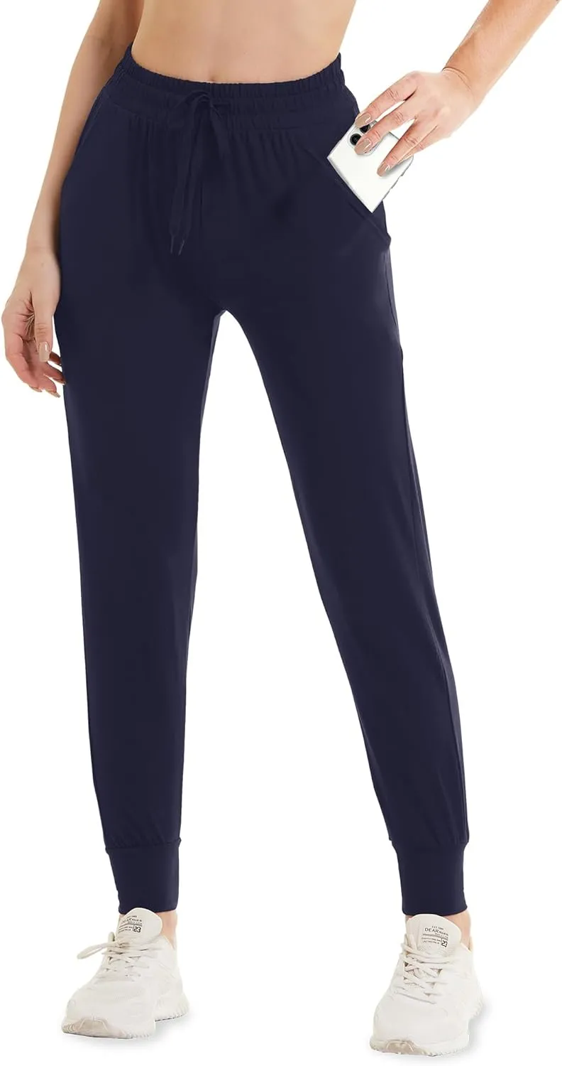 GAYHAY Joggers for Women with Pockets - Womens Sweatpants Lightweight Yoga Lounge Pants for Athletic Workout Gym Running