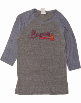 GENUINE MERCHANDISE Girls Graphic T-Shirt Dress 11-12 Years Medium  Grey Event Safe