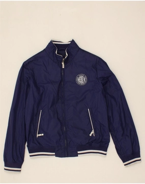 GEOX Boys Bomber Jacket 9-10 Years Navy Blue Nylon suitable for air sports Document