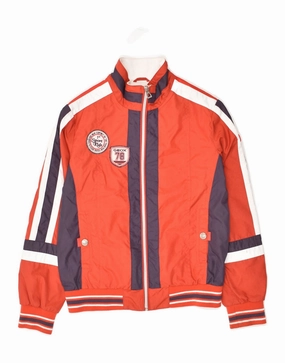 Wrinkle Resistant GEOX Boys Bomber Jacket 9-10 Years Orange Polyester