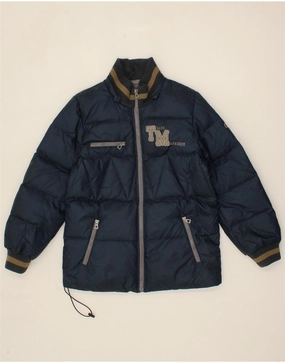 GEOX Boys Padded Jacket 11-12 Years Navy Blue QuickDryFabric