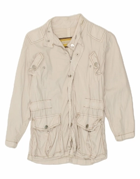 Classic Comfort Bonded Seam Technology GF FERRE Boys Graphic Utility Jacket 7-8 Years White Cotton