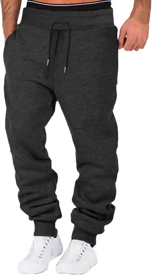 GIERIDUC Mens Casual Pants Relaxed Fit Black and White Plaid Pants Men's Mens Casual Pants Slim Fit Mens Long Jogging Pants