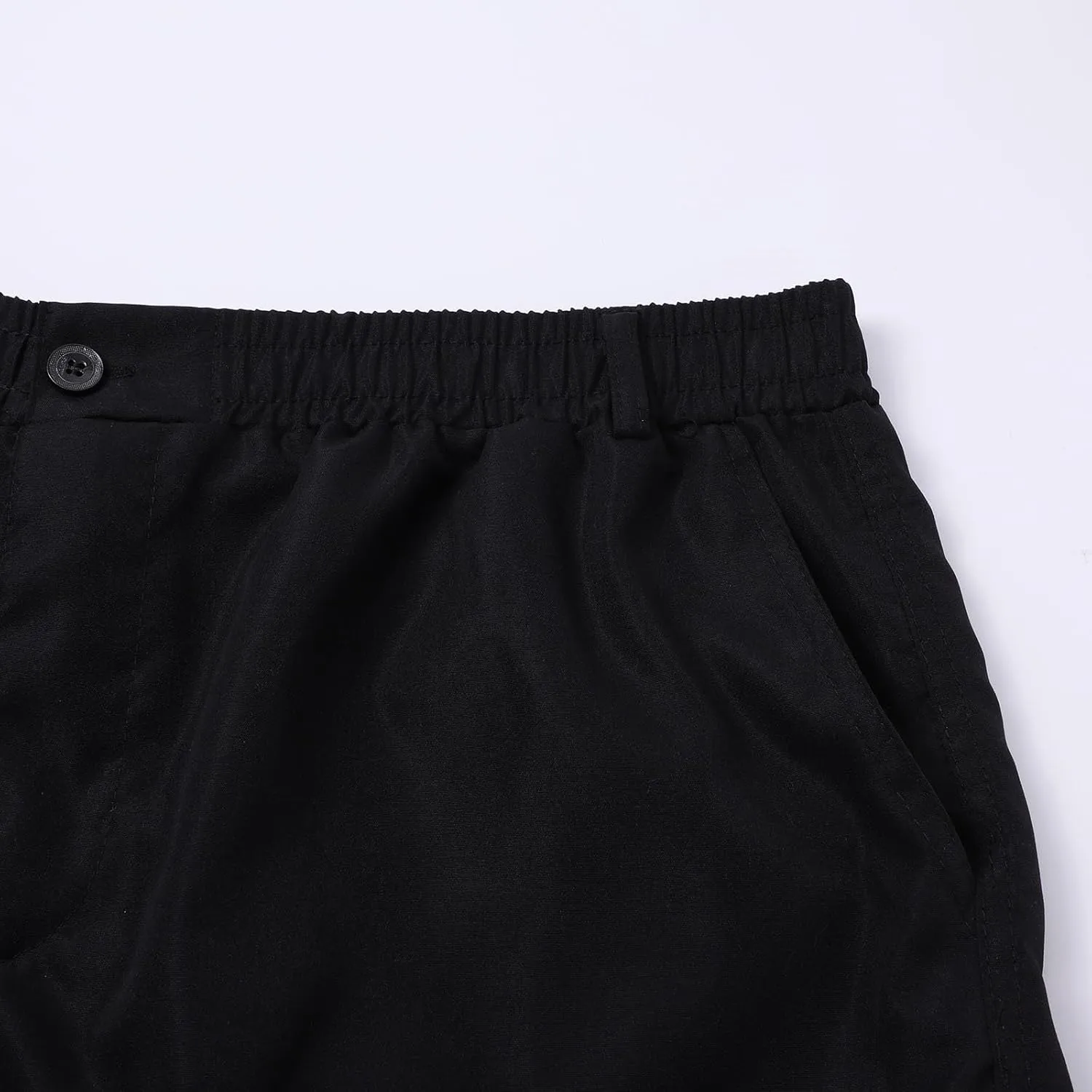 GIERIDUC Men's Lightweight Cargo Pants Casual Sweatpants Stretch Elastic Waist Trousers Drawstring Loose Joggers with Pockets