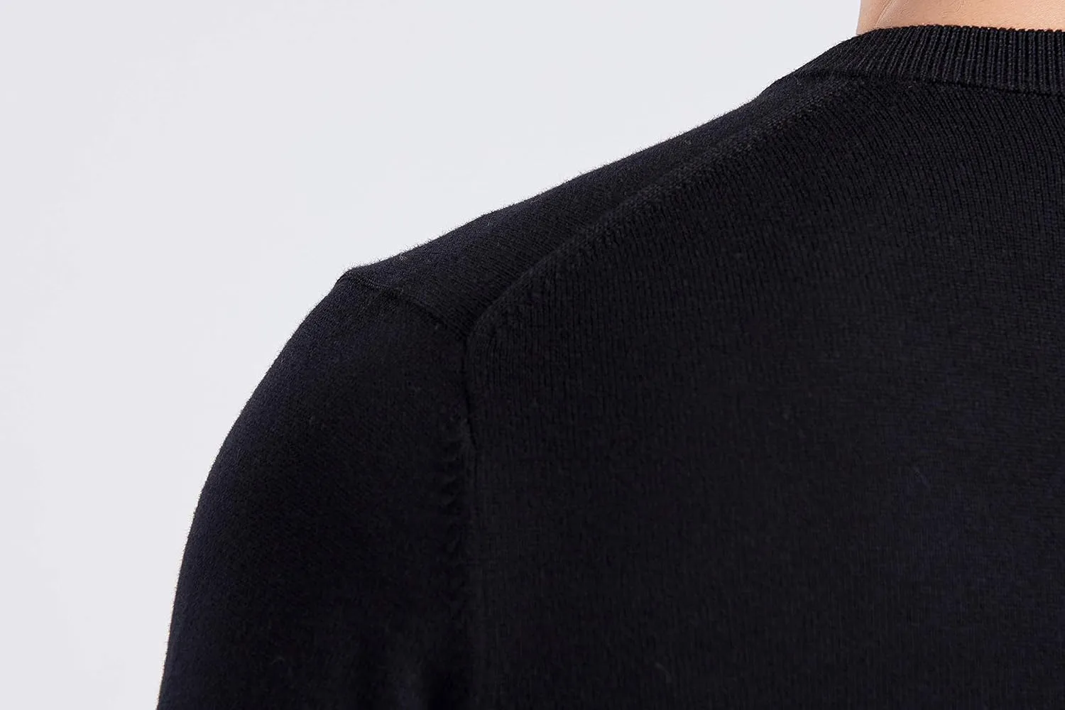 Gilboa - 100% Cotton - V Neck Sweater Men - Sweaters for Men - Black V Neck Sweaters for Men - Pullover Men V Neck - Sueter