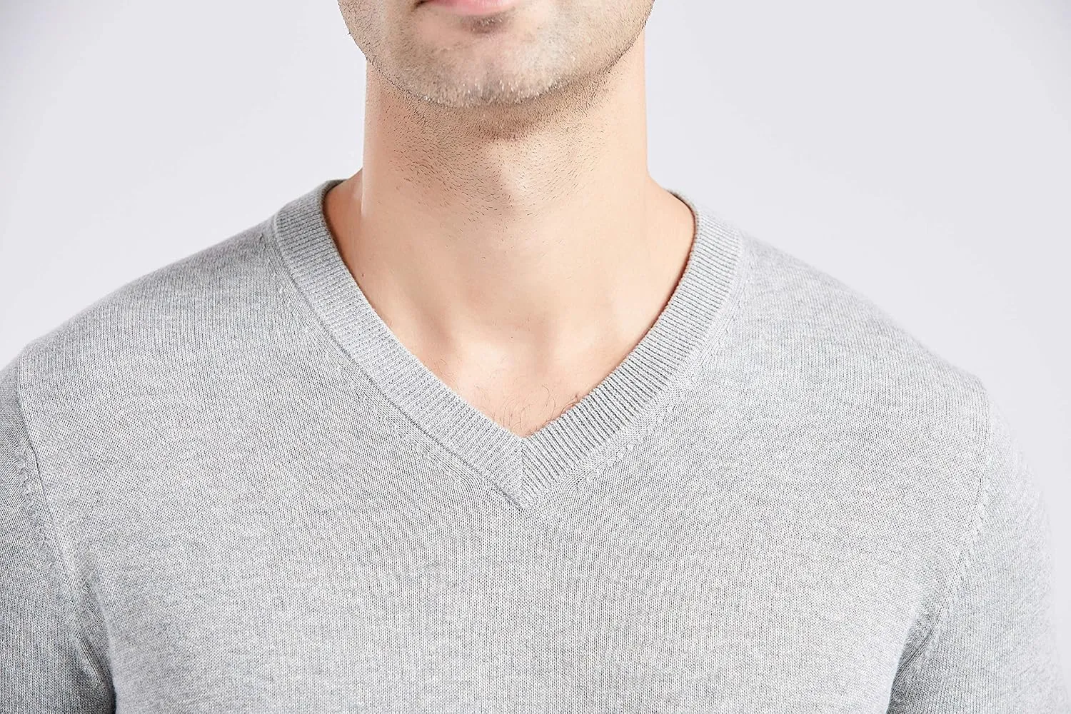 Gilboa - 100% Cotton - V Neck Sweater Men - Sweaters for Men - Black V Neck Sweaters for Men - Pullover Men V Neck - Sueter