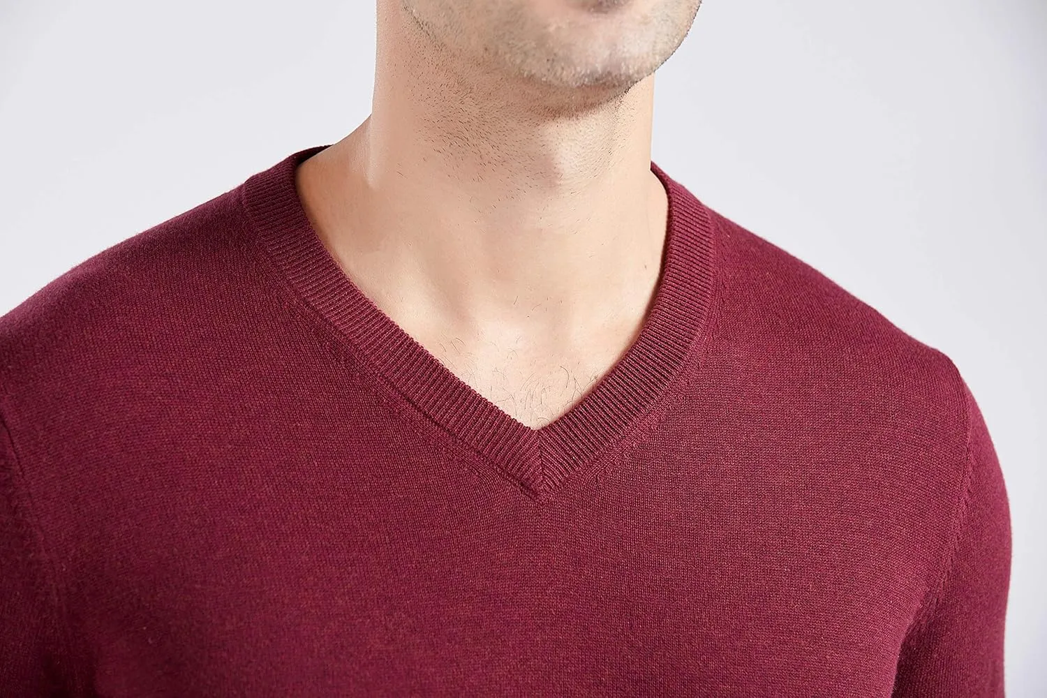 Gilboa - 100% Cotton - V Neck Sweater Men - Sweaters for Men - Black V Neck Sweaters for Men - Pullover Men V Neck - Sueter