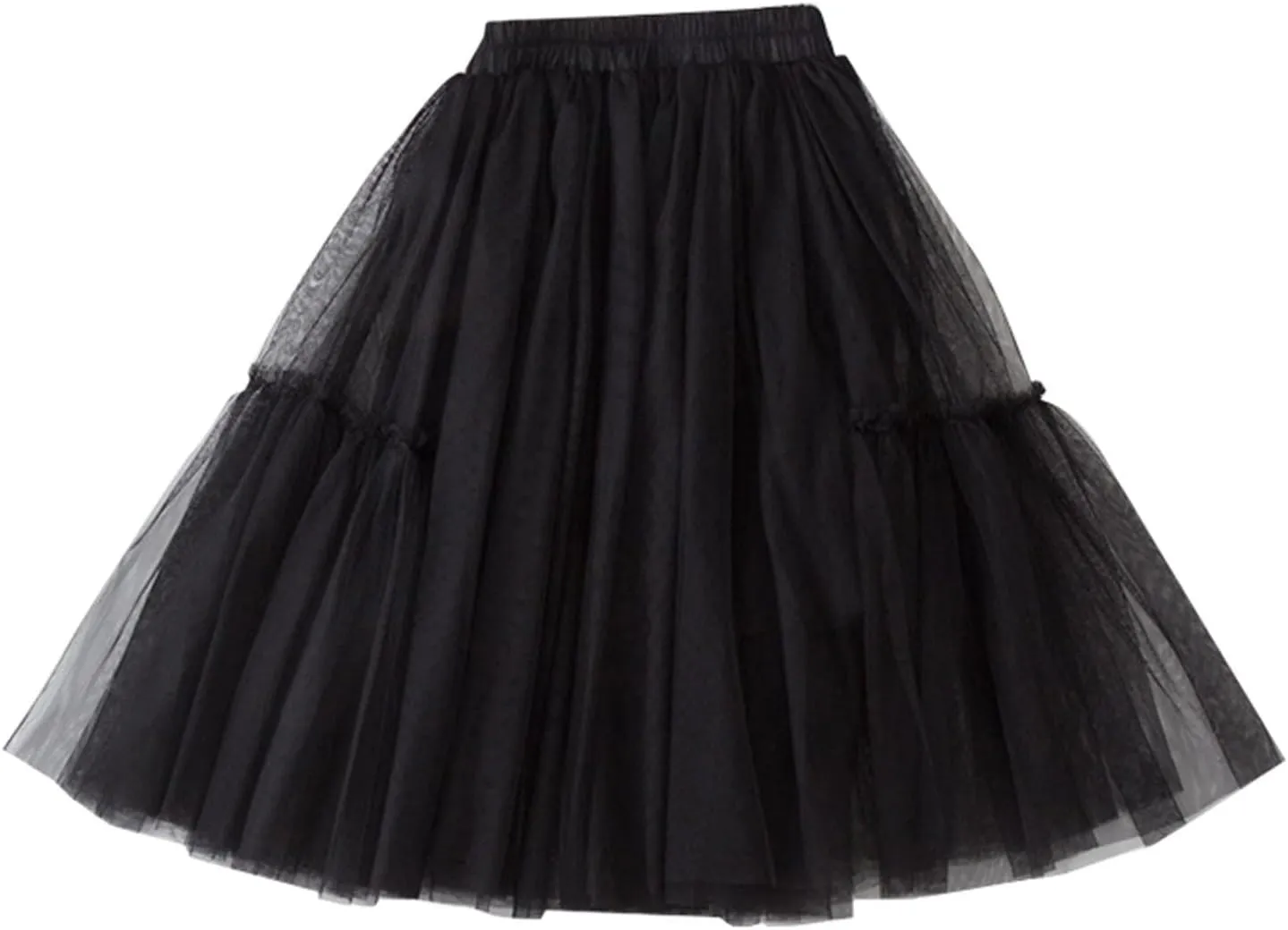 Girls Flower Power Dress Little Child Girls Long Skirt Girls Tiered Ruffle Maxi Skirts Girls Soft Fluffy Skirt