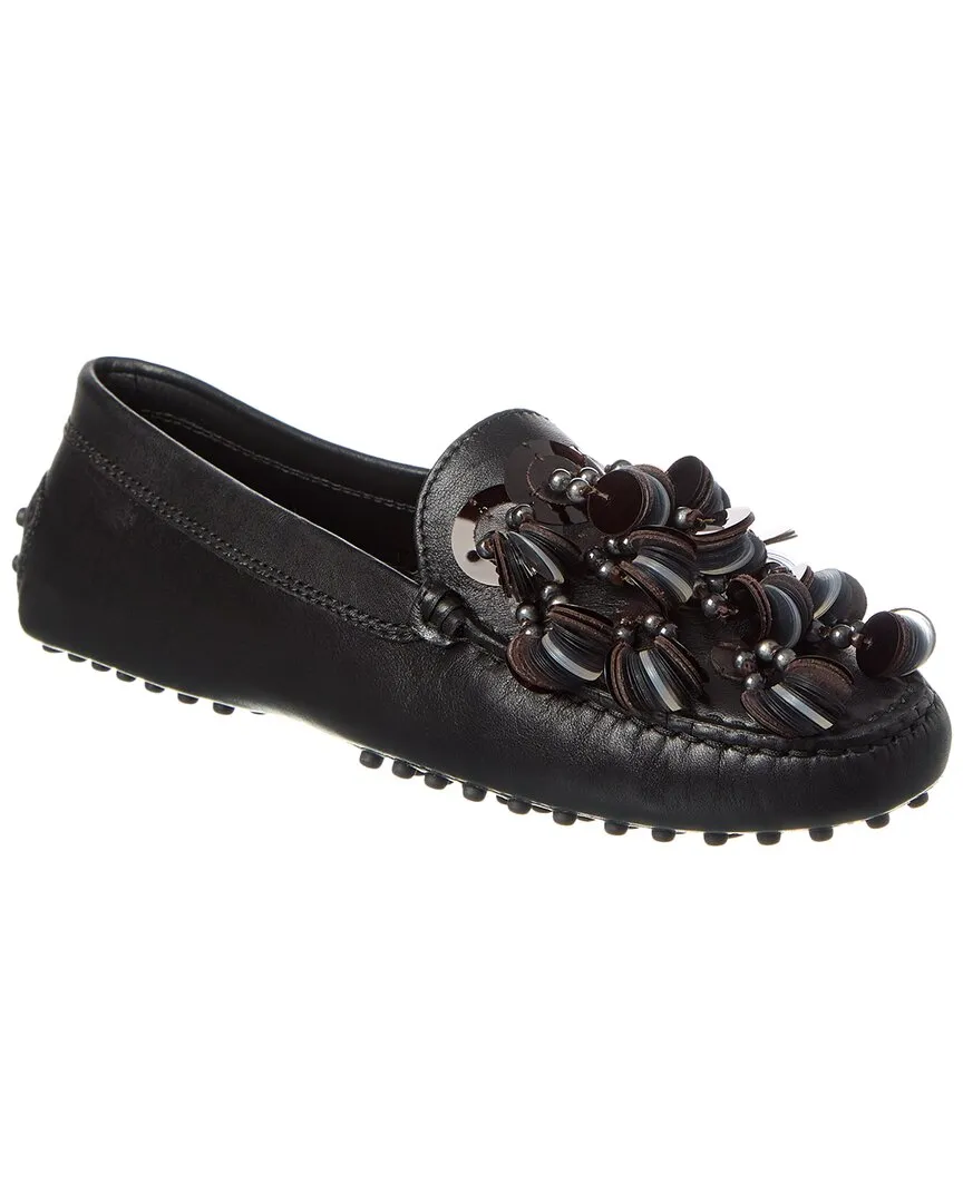 TOD??s Gommino Leather Loafer Party Ease