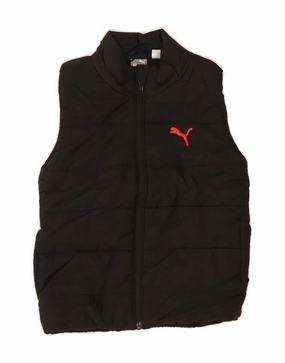PUMA Boys Padded Gilet 5-6 Years XS  Black Culture
