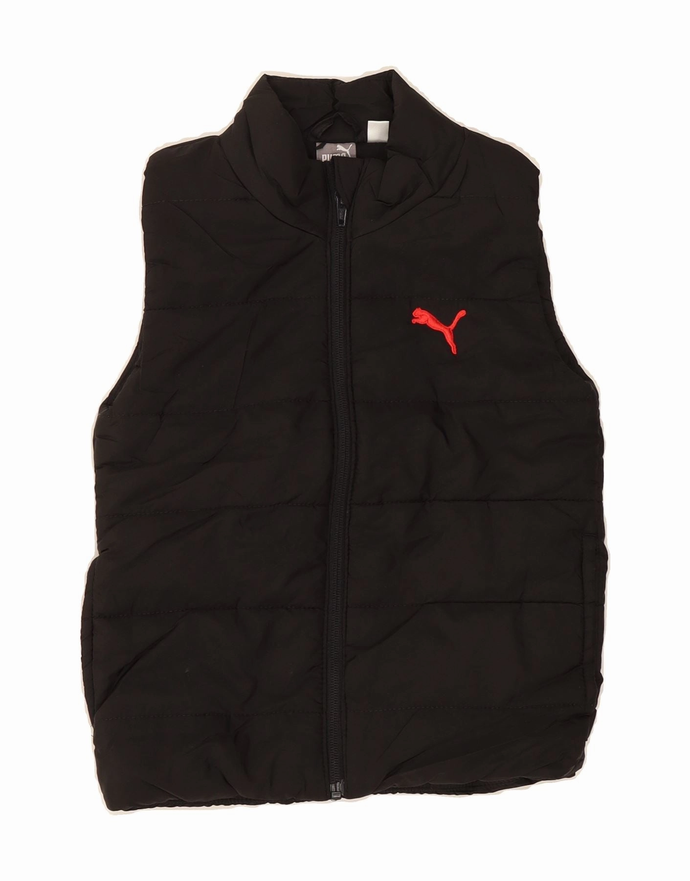 PUMA Boys Padded Gilet 5-6 Years XS  Black Culture