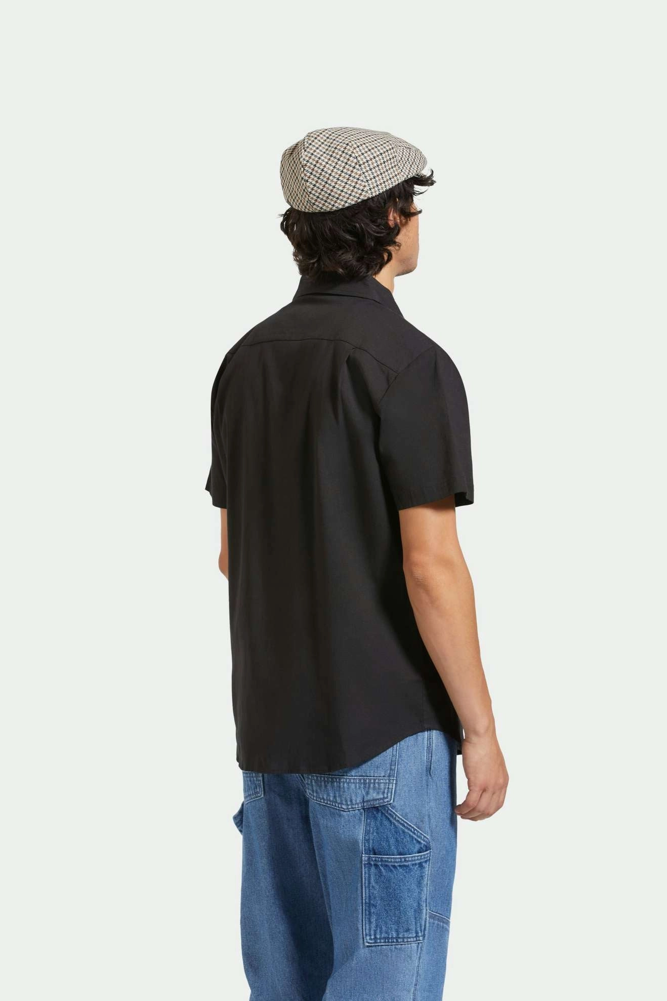 Charter Oxford S/S Shirt - Black Eco friendly materials