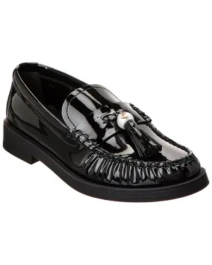 Jimmy Choo Addie Pearl Patent Loafer Art Corner Bright Power