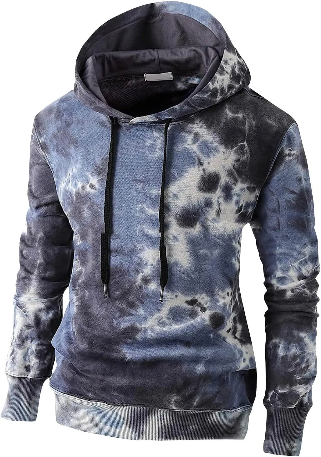 GOFULY MenS Hoodies Tie Dye Fall Sweatshirts With Hood Fashion Hoodies Pullover Drawstring Long Sleeve Tshirts With Pocket