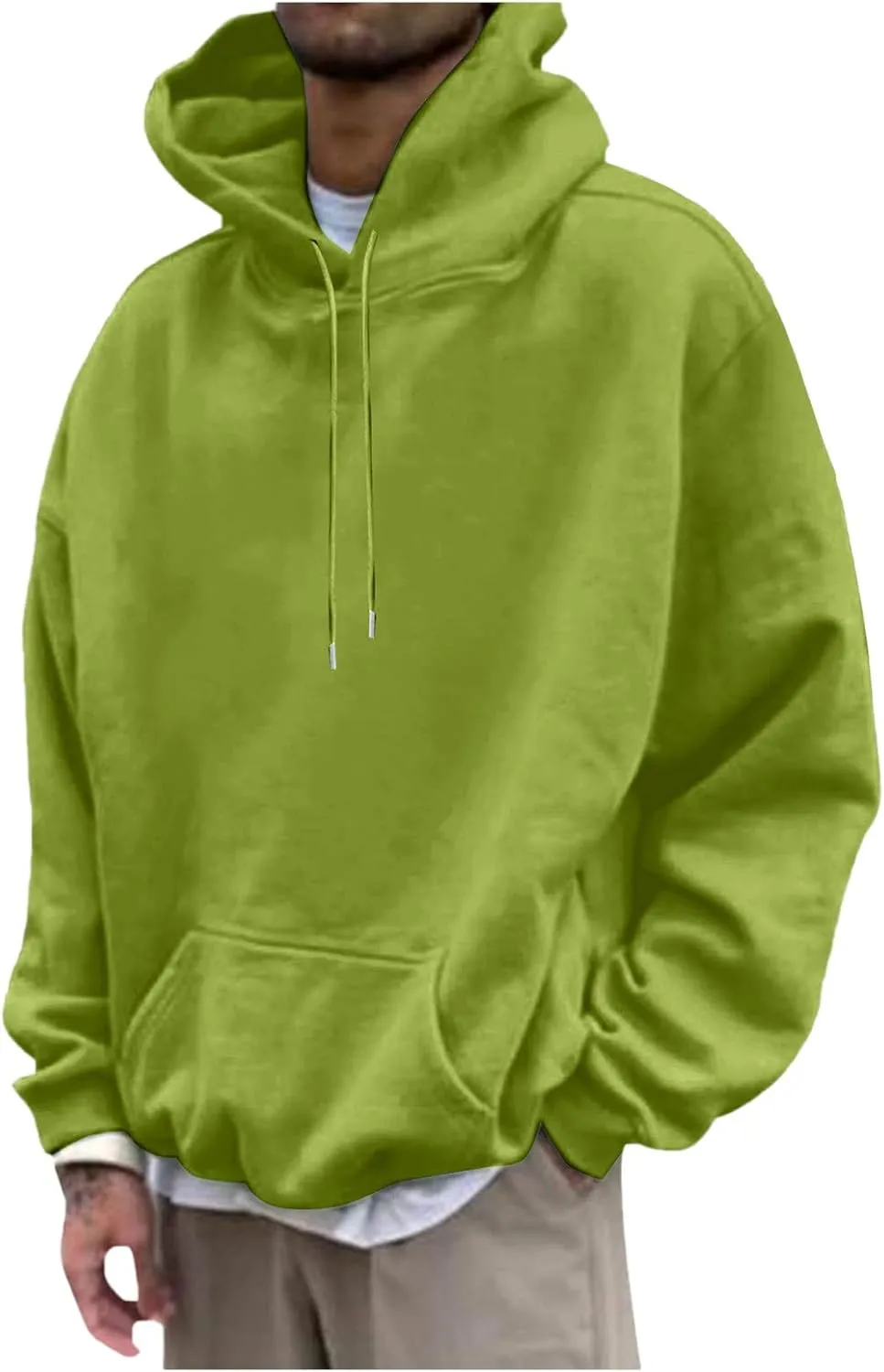 Good Things Take Time & Rose Shape Graphic Hoodie for Men Long Sleeve Y2K Hooded Pullover Tops Oversized Comfort Hoodies