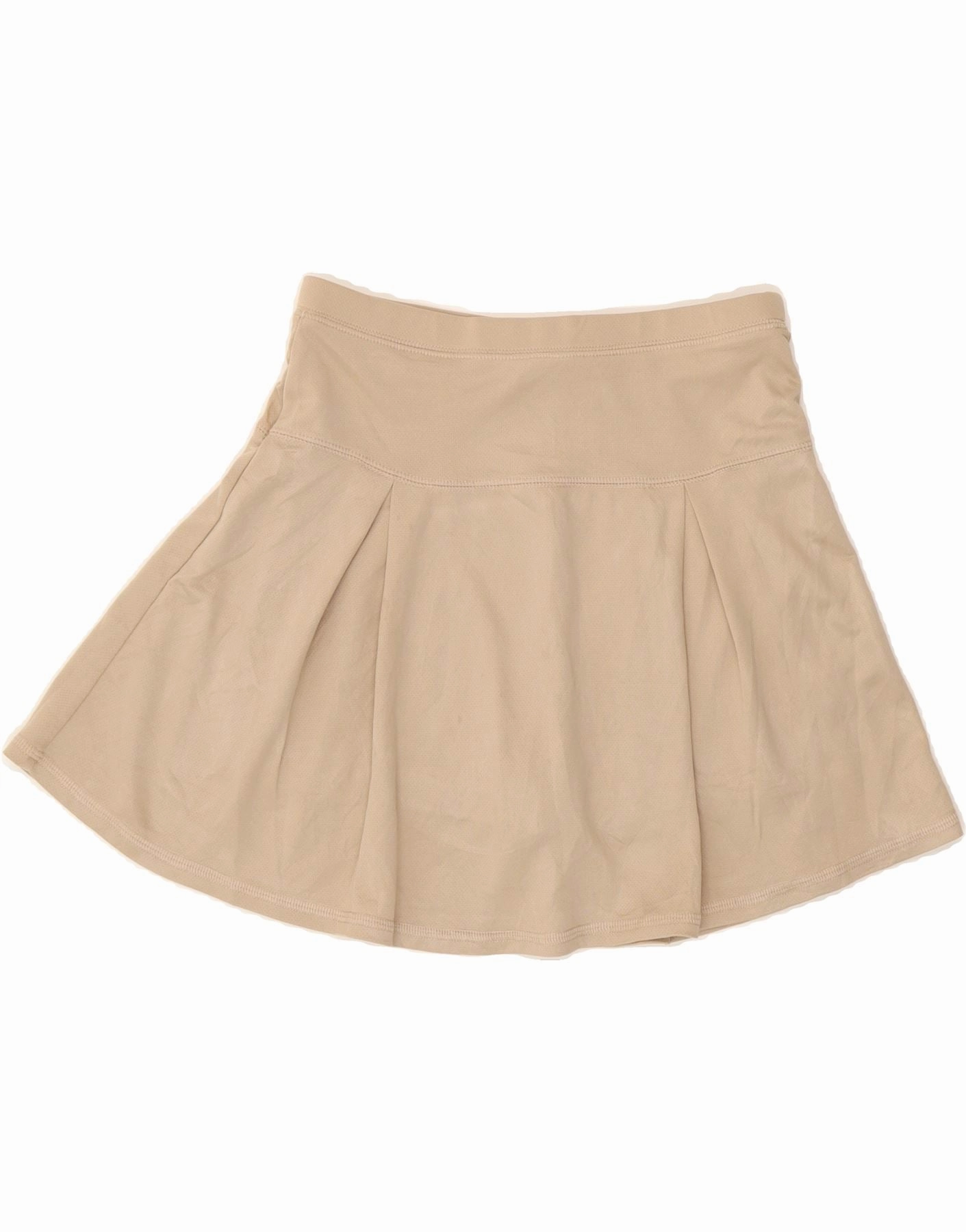 Gender Free IZOD Girls Mini Skirt 9-10 Years W24  Beige Polyester