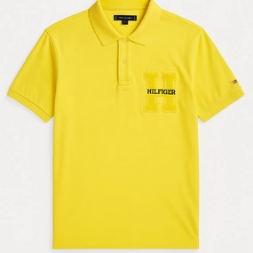 Trendy Design Tommy Hilfiger Yellow Men Polo