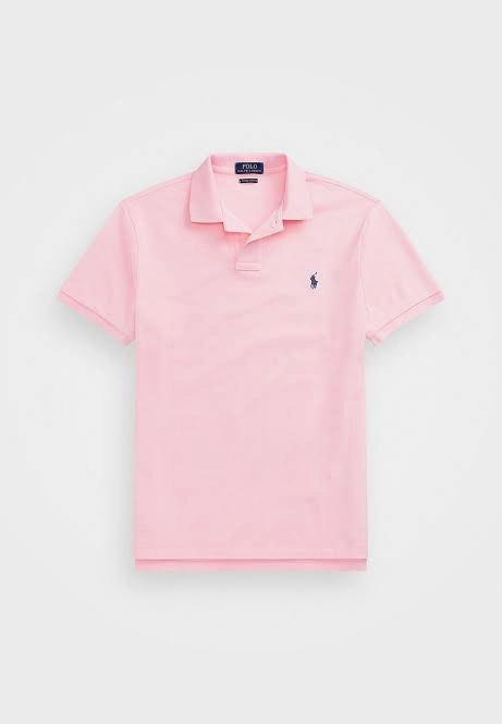 Ralph Lauren Pink Small Pony Polo Elegant and Relaxed
