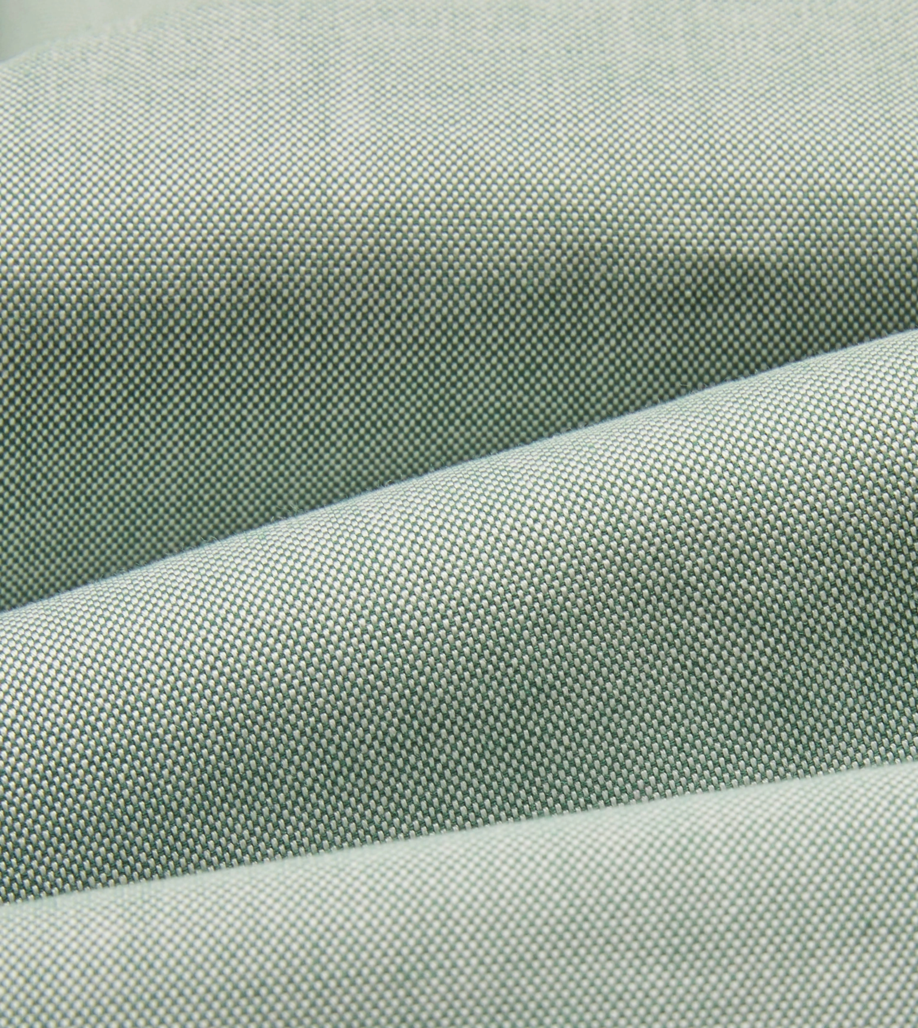 Green Pinpoint Oxford Cotton Cloth Button-Down Shirt Moisture Management Tech