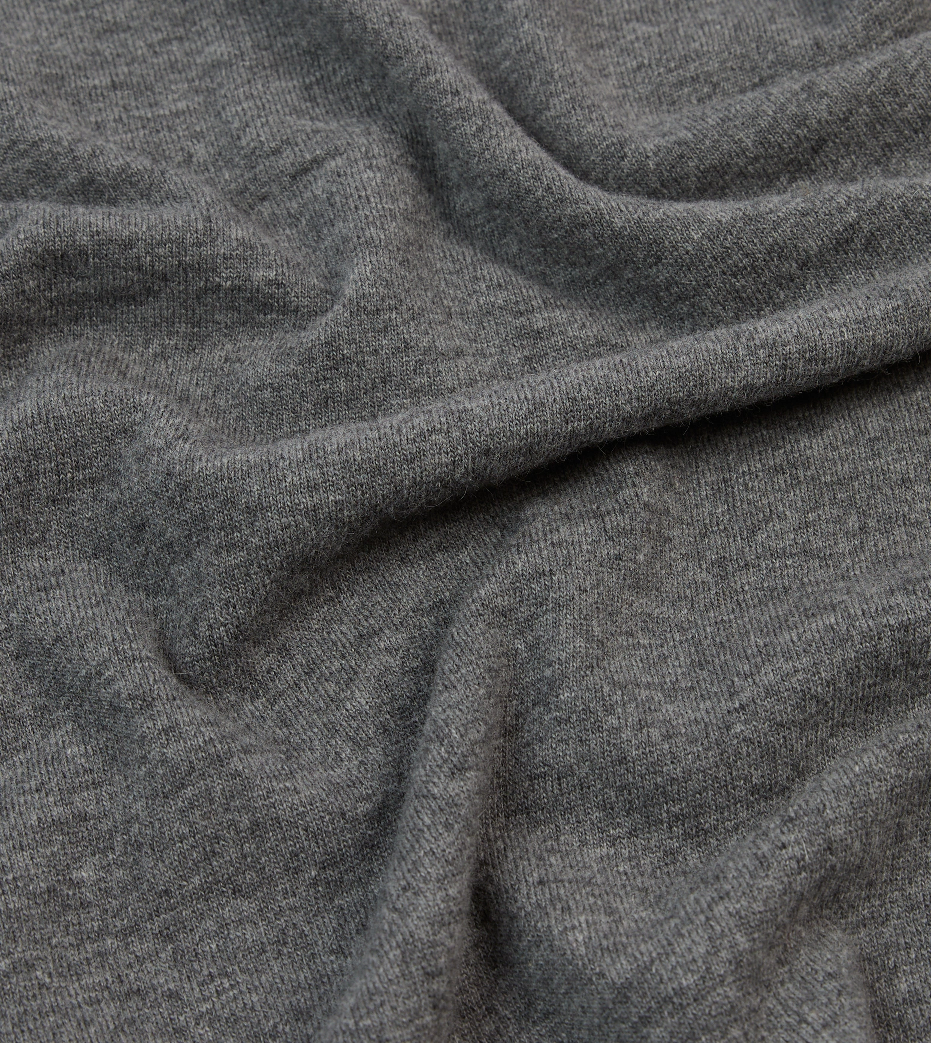 Calm Tones Grey Alpaca Wool Knitted Polo