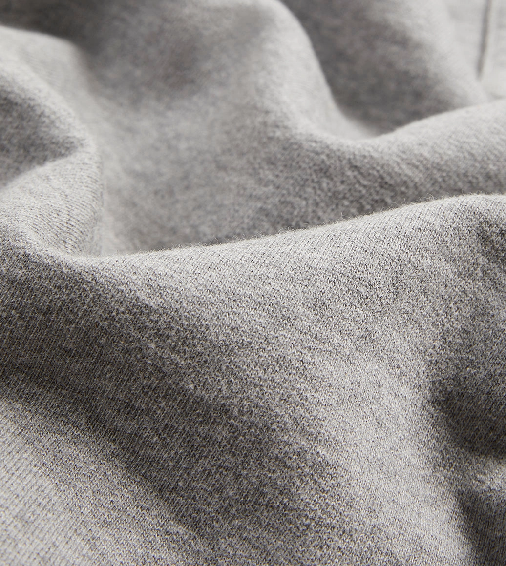 Grey Cotton Long-Sleeve Hiking Sweatshirt Go-To Layer jersey