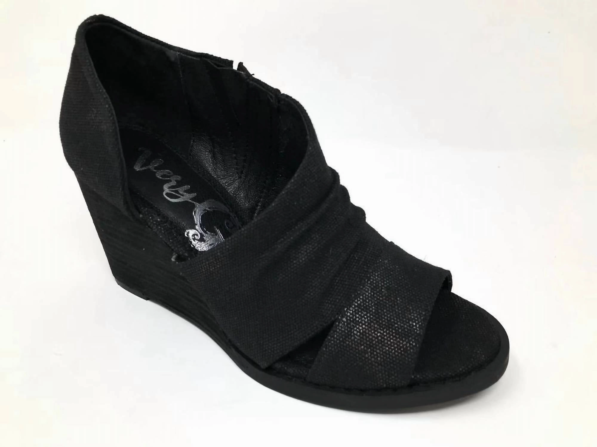 Work Function Women's Wrap Wedges In Black